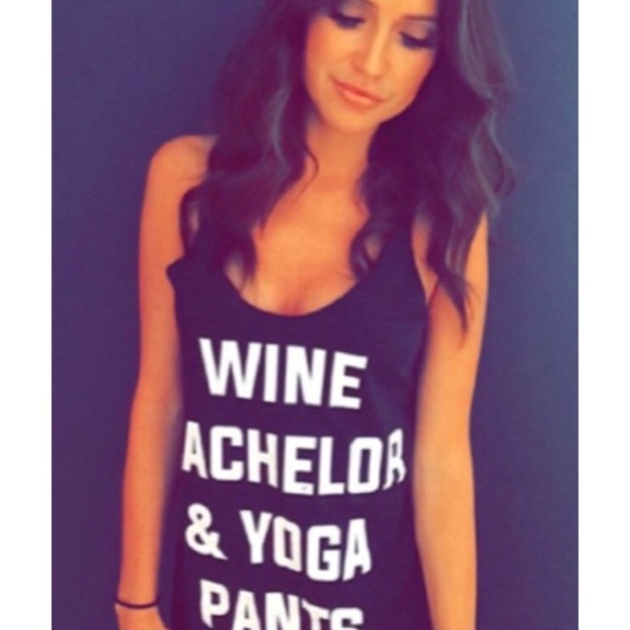 Tops - Wine, Bachelor, & Yoga Pants Tank